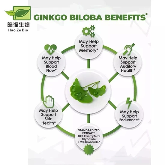 ginkgo leaf extract powder ginkgo leaf extract powder